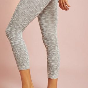 Anthropologie Marled Footless Tights